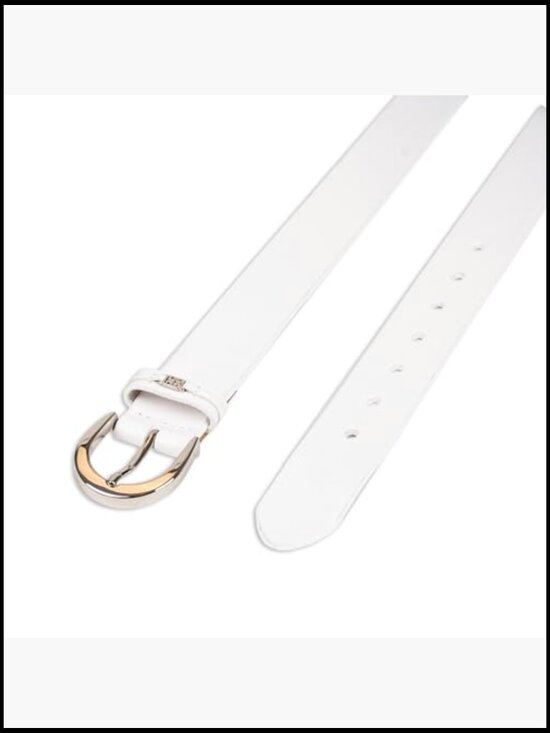 Leather Harness Belt with Metal Monogram Ornament main image 5